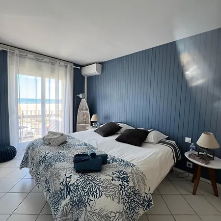 Front De 100m2 Vue Magnifique, Balcon, Jardin, Garage Apartment Valras-Plage