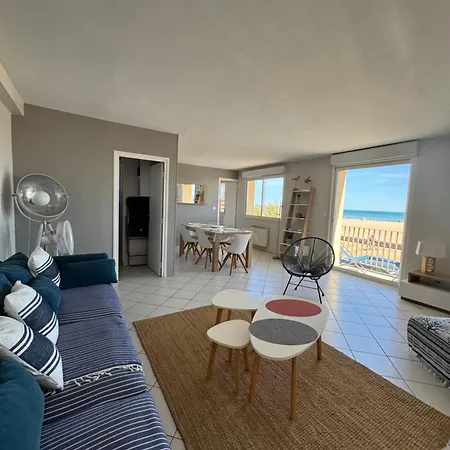 Apartment Front De 100m2 Vue Magnifique, Balcon, Jardin, Garage Valras-Plage