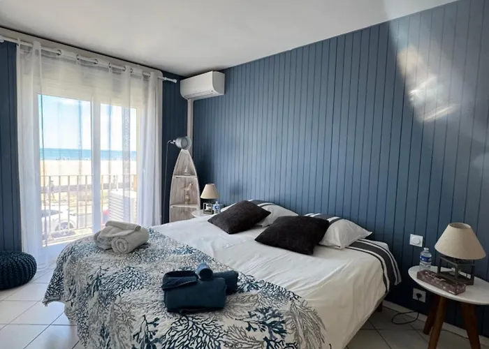 Front De 100m2 Vue Magnifique, Balcon, Jardin, Garage Appartamento Valras-Plage